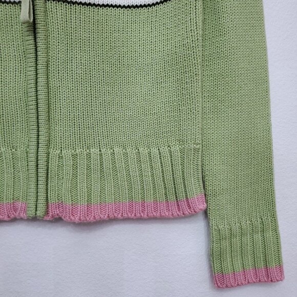 Vintage Heirloom Fair Isle Full Zip Nordic Y2K 90's Cardigan Sweater Size Small - Picture 5 of 15
